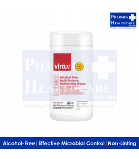 Virox Alcohol Free Multi-Surface Disinfecting Wipes (20cm x 25cm, 200pcs/Bot)