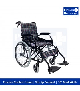 ASSURE REHAB Wheelchair with Flip-up Footrest