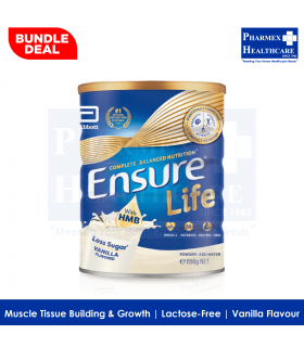 ABBOTT Ensure Life with HMB 850g - Vanilla Flavour (Singapore adult milk powder)