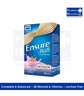 ABBOTT Ensure Plus 200ml Raspberry Flavour Singapore
