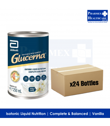ABBOTT Glucerna Liquid, 250ml - vanilla flavour, for diabetic patients