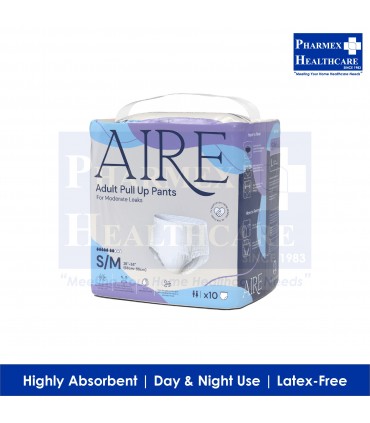 Aire Adult Pull Up Pants (10 Pcs/Bag, 3 Available Sizes) - Carton