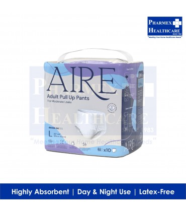 Aire Adult Pull Up Pants (10 Pcs/Bag, 3 Available Sizes) - Carton