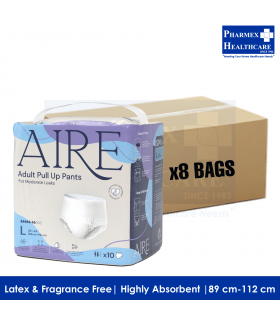 Aire Adult Pull Up Pants (10 Pcs/Bag, 3 Available Sizes) - Carton