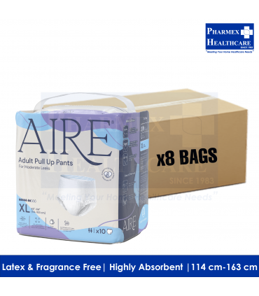 Aire Adult Pull Up Pants (10 Pcs/Bag, 3 Available Sizes) - Carton