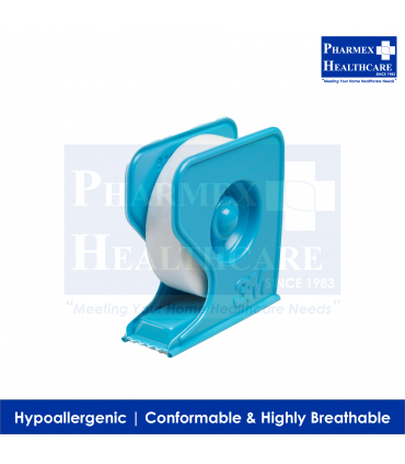 Surgical Tape (3M Micropore), 1/2-Inch x 9.1m, with Dispenser, 3M-1535-0, Per Roll