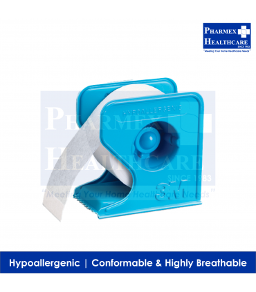 Surgical Tape (3M Micropore), 01-Inch x 9.1m, with Dispenser, 3M-1535-1, Per Roll