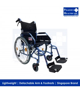 ASSURE REHAB Wheelchair, Aluminium 18", AR0155, DAF, 1 Unit