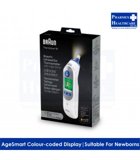 BRAUN Infrared Ear Thermometer, ThermoScan® 7+ IRT6525