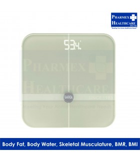 LAICA PS7020 Smart Personal Scale With Body Composition Calculator - White (2 Years Warranty)