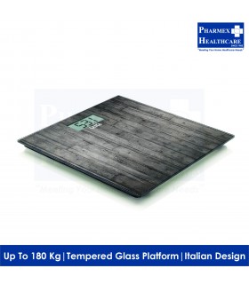 LAICA PS1065 Digital Personal Scale - Dark Wood (2 Years Warranty)