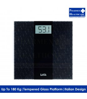 LAICA PS1069 Digital Personal Scale - Black (2 Years Warranty)