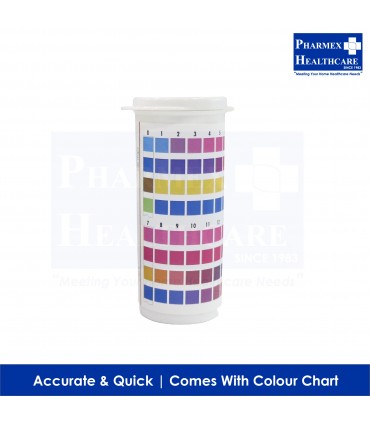 Universal pH Indicator Test Papers (Johnson),  PH 0 - 14, 100 Strips/Box