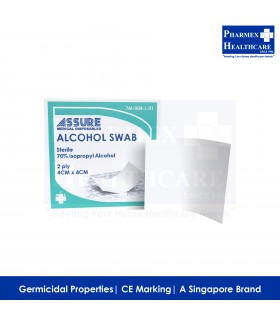 Assure alcohol swabs 4cmx4cm 40boxes/carton