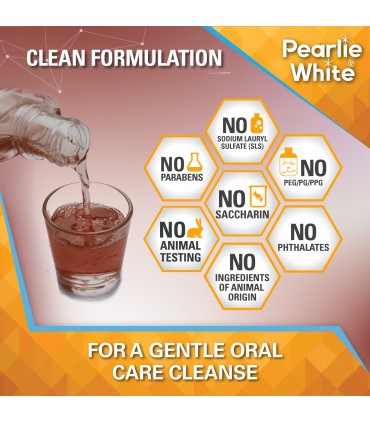 Pearlie White Povi-Rinse Antiseptic Mouth & Throat Rinse 250ml