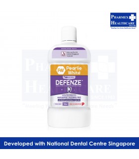 Pearlie White Defenze antiseptic fluoride mouth rinse 750ml