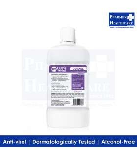Pearlie White Defenze antiseptic fluoride mouth rinse 750ml