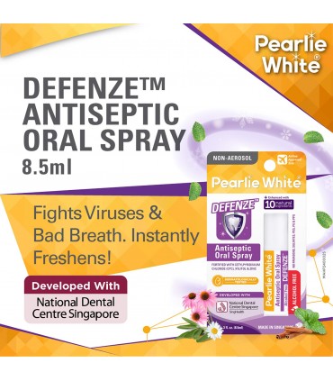 Pearlie White Defenze Antiseptic Oral Spray 8.5ml