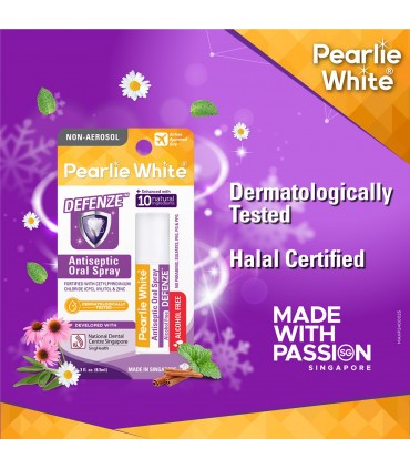 Pearlie White Defenze Antiseptic Oral Spray 8.5ml