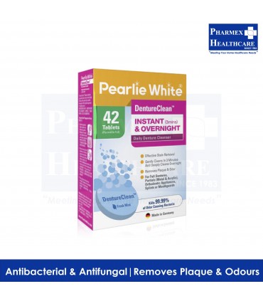 Pearlie White DentureClean Tablets 42's