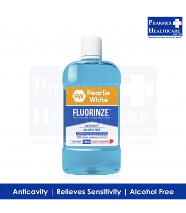 Pearlie White Fluorinze Anti-bacterial Fluoride Mouth Rinse 750ml