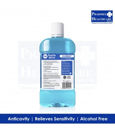 Pearlie White Fluorinze Anti-bacterial Fluoride Mouth Rinse 750ml