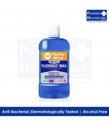 Pearlie White Fluorinze Max High Fluoride Mouth Rinse 500ml