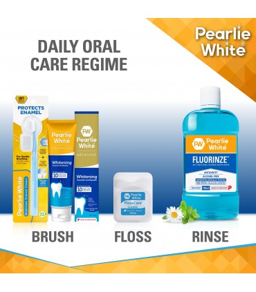 Pearlie White Fluorinze Max High Fluoride Mouth Rinse 500ml