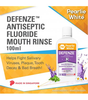 Pearlie White Defenze Antiseptic Mouth Rinse 100ml