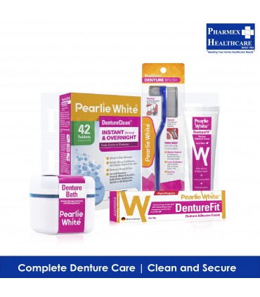 Pearlie White Denture Care Bundle