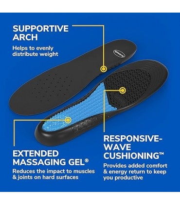 Dr. Scholl Comfort & Energy Work Insoles - Men