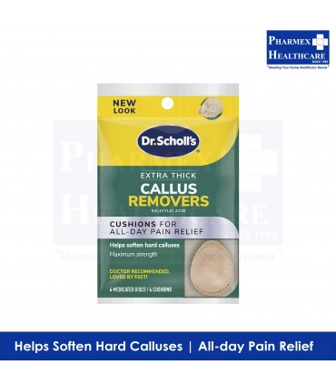 Dr. Scholl Extra Thick Callus Removers 4ct