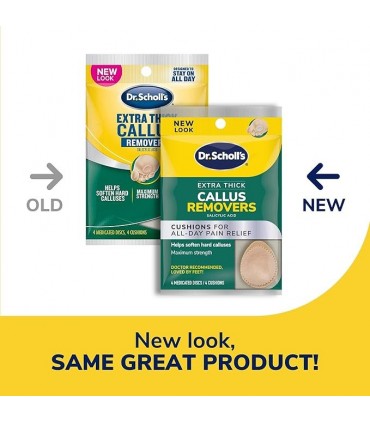 Dr. Scholl Extra Thick Callus Removers 4ct