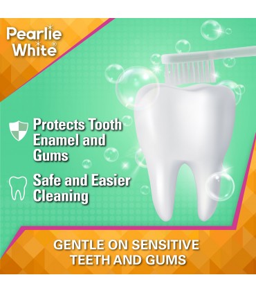 PEARLIE WHITE BrushCare Sensitive Toothbrush, Extra Soft Bristles, 1 Piece