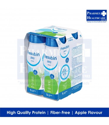 FRESUBIN Jucy Apple, 4 Bottles X 200ml