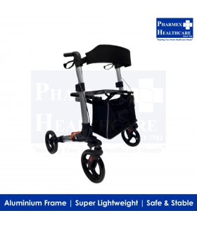 AR-0501 Assure Rehab Aluminium Quick Silver Rollator, Super Lightweight