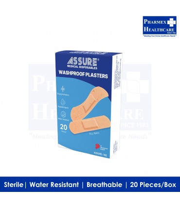 ASSURE Sterile Washproof Plasters (2 Available Options)