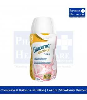 ABBOTT Glucerna Advance 1.6kcal with HMB, Strawberry Flavour