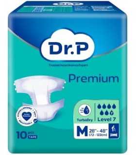 Dr. P Premium Level 7 Tape Adult Diapers