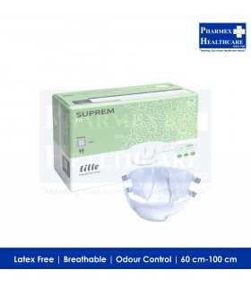 LILLE SUPREM Fit Adult Diapers, Grey Maxi - Size S