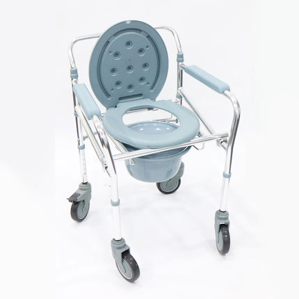 Chrome Steel Commode, KY696, 1 Unit-2