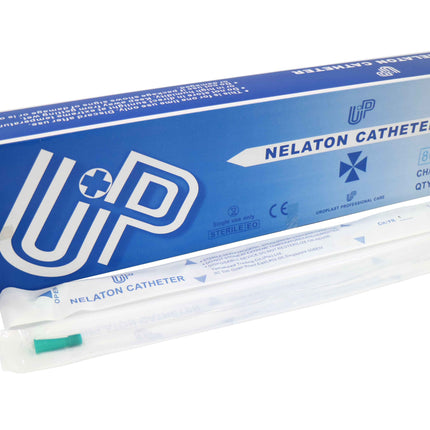 UROPLAST Nelaton Catheter, Size 6, 50's/Box
