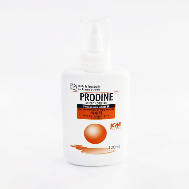 Antiseptic Solution, Prodine, 120ml, 1 Bottle