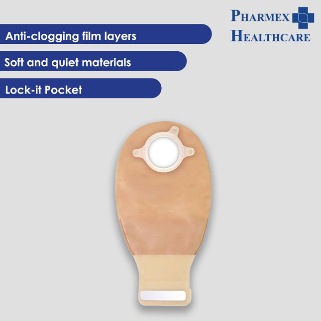 Natura+ Drainable Invisiclose Pouch (Transparent) 70mm 10's/box