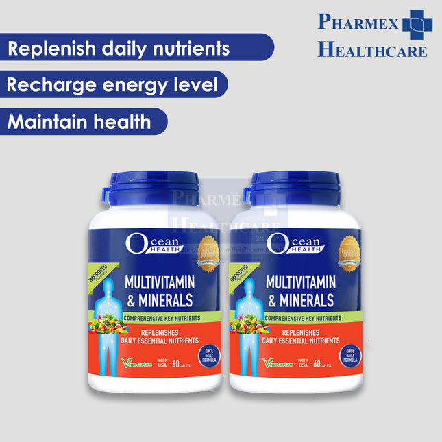 Ocean Health Multivitamin & Minerals Caplet 60s / 60sx2