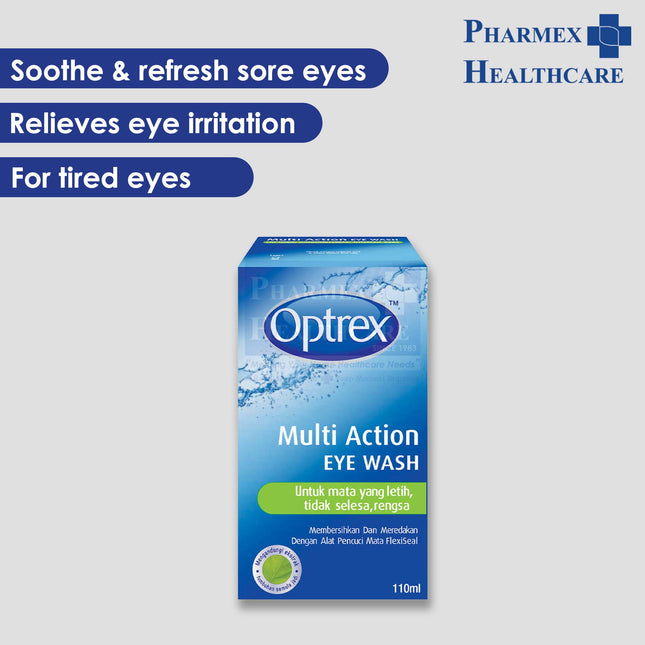Optrex Multi Action Eye Wash, 110ml
