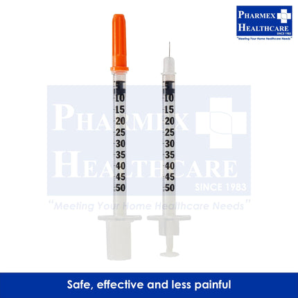 BD Ultra-Fine 31G x 6mm Insulin Syringe, 100's/Box - 1468-2