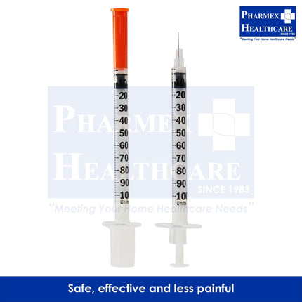 BD Ultra-Fine II 30G x 8mm Insulin Syringe, 100's/Box - 1481-2
