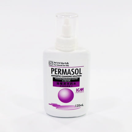 Antiseptic Cleansing Solution, Permasol, 120ml, 1 Bottle