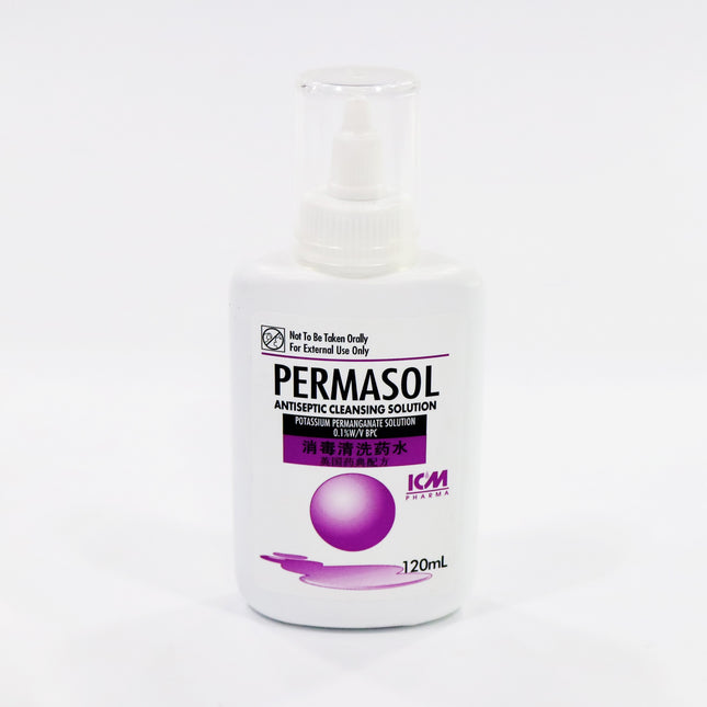 Antiseptic Cleansing Solution, Permasol, 120ml, 1 Bottle